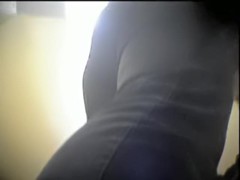 Hot dressing room girl flashed her sweet ass on the spy camera