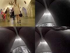 Dirty upskirt pussy pics expose chick's underwear