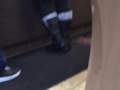 Thick ass guyanese chick at Dunkin Dou....