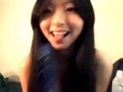 Delicious Asian babe plays with her cunt passionately