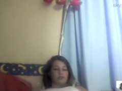 Hot german girl has cybersex with her bf on skype