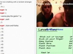 2 19yo girls 'jozie' and 'kailey' are determined to break the highscore on omegle