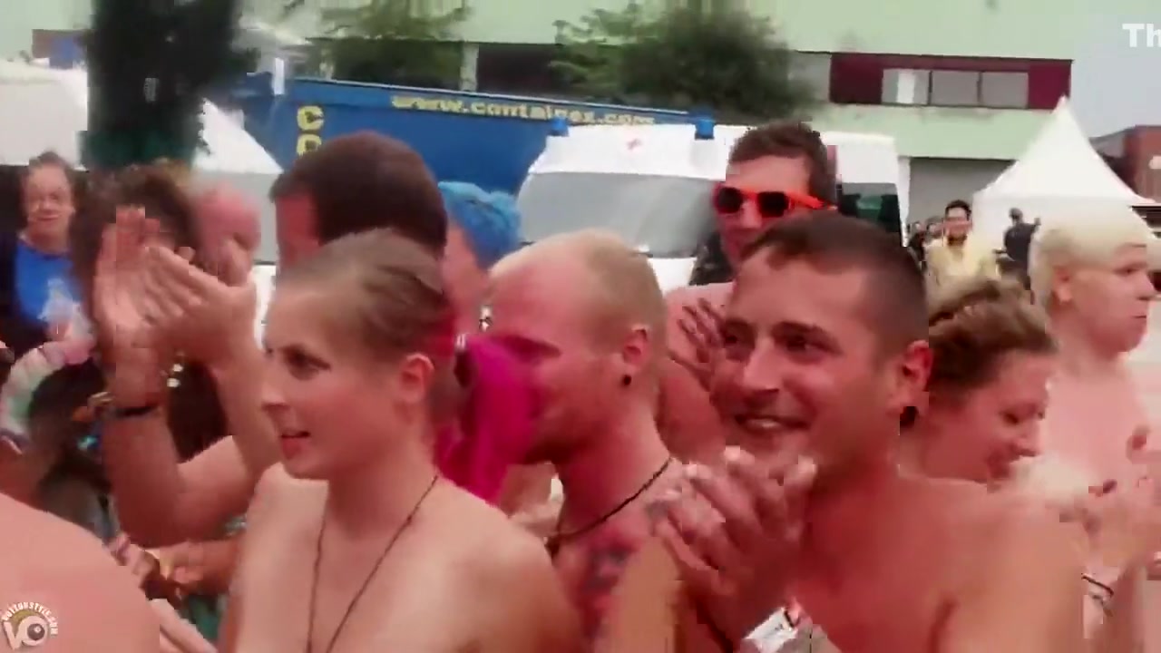 Voyeur Girls Peeing At Outdoor Music Festival picture