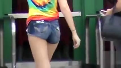 My video of sexy asses upskirt in public