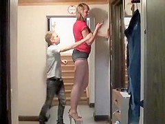 Tall girl vs short guy height comparison
