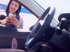 Guy Flashes Dick in Car Girl Asked Can I Take A Picture of This Nice Moment