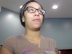 18yr light-skined synamon mixed phat booty banged by hairy arab