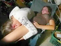 Drunk Girls let us watch them lick Pussy at home Party