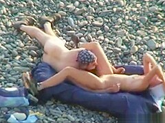 Voyeur. Blowjobs and sex on public beach