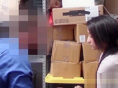 Isabella plays nice by sucking and fucking investigators big cock
