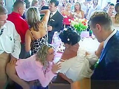 Bride wedding orgy