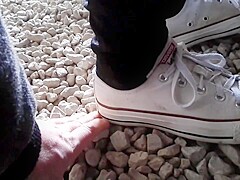 trampling candid unknown crushing 2016 number 61 converse stomping girl