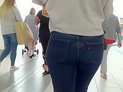 Candid ass in tight jeans & pants compilation