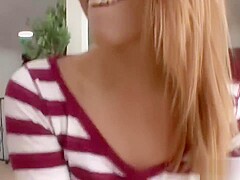 Angel looking teen with enjoyable tits on spy cam