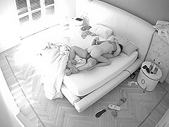 Nice couple caught on bedroom camera