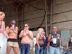 Abate Of Iowa 2015 Freedom Rally Thurday First Strip Contest Of The Weekend - NebraskaCoeds