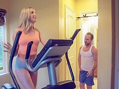 Karla Kush interrupted at the gym for a Creampie