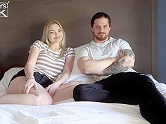 Savannah Camon and Dustin Hazel decided to fuck on web cam, to spice up their sex life