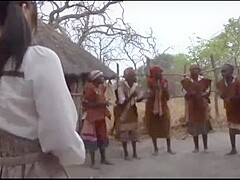 Japanese Girl travels to Africa for vacation