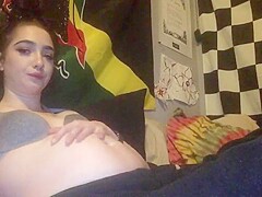 Chubby Girl Gets Bloated To The Max With Coke - Poppy May
