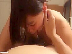 Smartphone personal shooting I show my face when I give a blowjob, but I hide my face when I have se